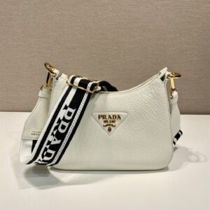 高仿Prada單肩包1BH193白色免檢版