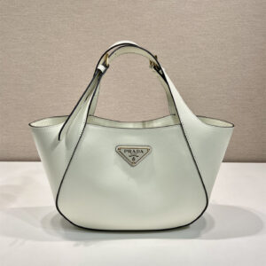 高仿Prada手拎袋1BG483白色免檢版