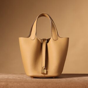 高仿Hermes*PicotinLock18餅乾色金扣免檢版