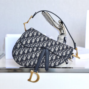 高仿迪奧Saddle手袋Oblique老花系列中號免檢版