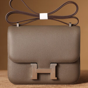 原單Hermes復刻包包Constance系列錫器灰銀扣