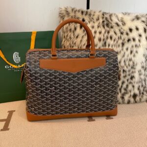 高仿Goyard戈雅Cisalpin系列公文包棕色