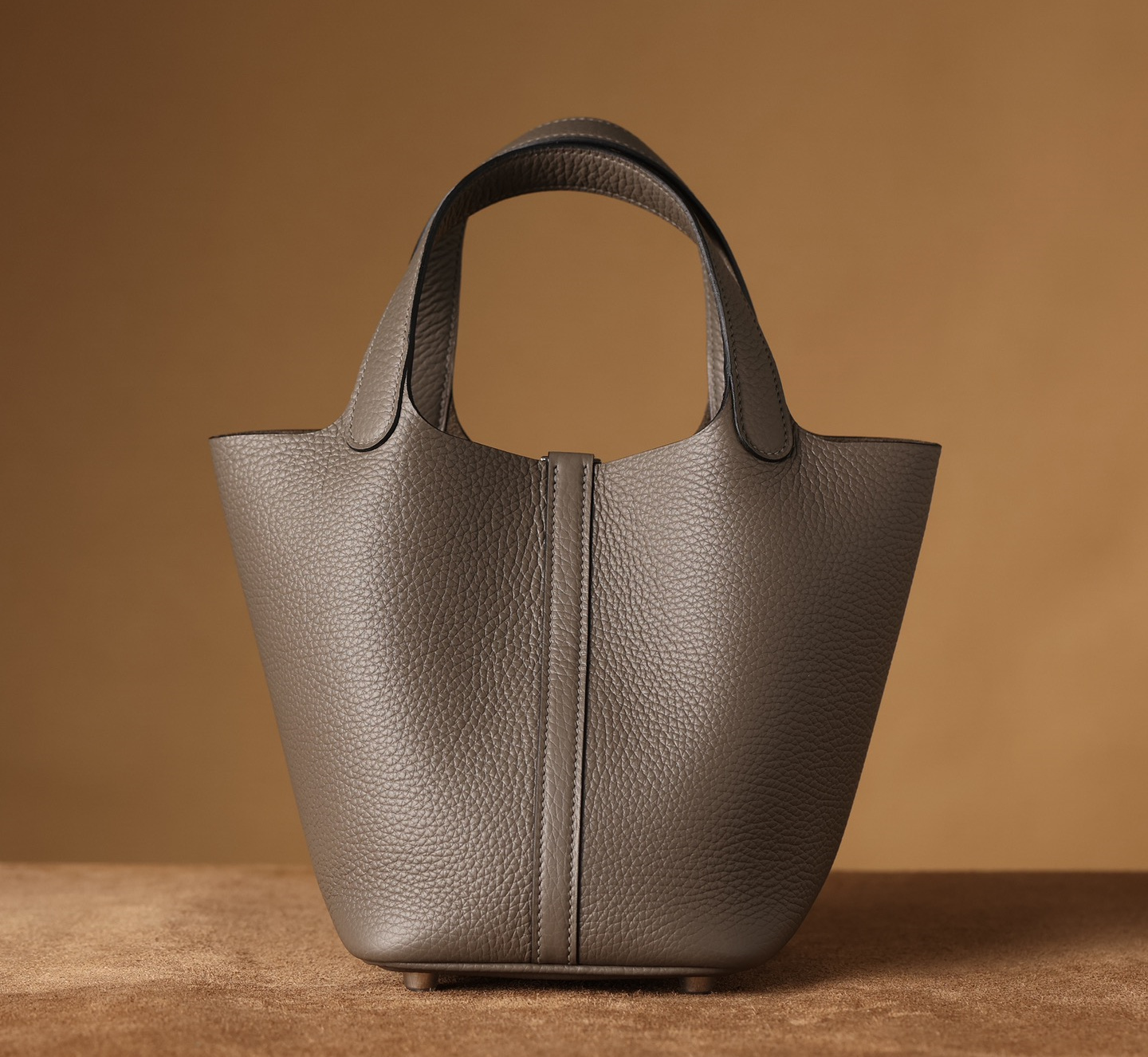 高仿A貨HermesPicotinLock18系列菜籃子錫器灰銀扣 - Image 2