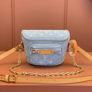 高仿LV*MiniBumbag系列M83353盒子單肩包免檢版