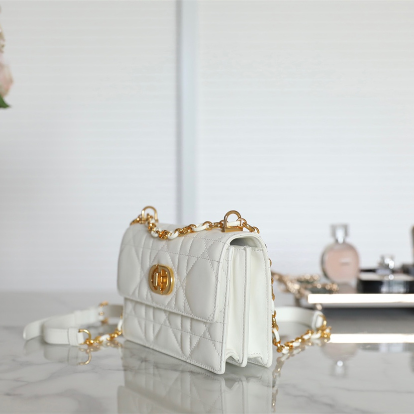 高仿Dior手袋MissCaro系列白色免檢版 - Image 4