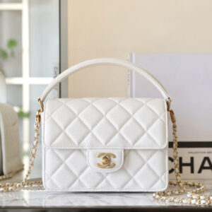 高仿Chanel*24K系列AS03002手柄口蓋包中號牛皮免檢版