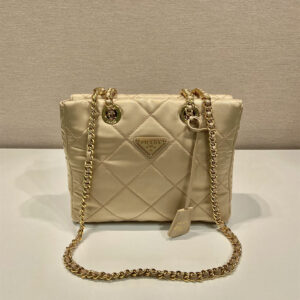 高仿Prada*ReEdition系列中古袋1BG468卡其免檢版