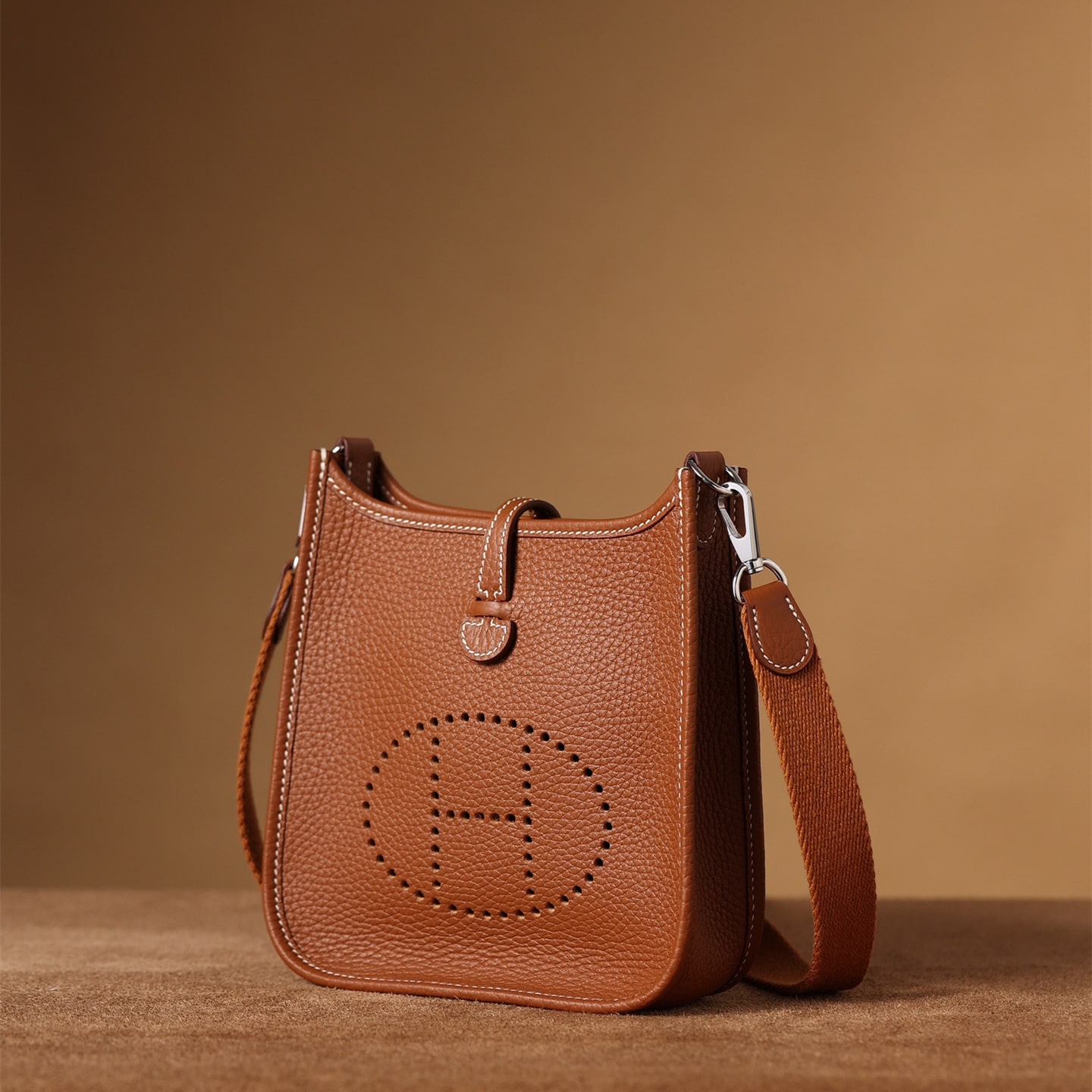 高仿Hermes*Evelyne16金棕色銀扣免檢版 - Image 3