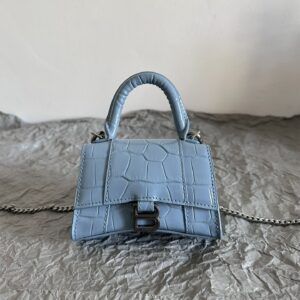 高仿Balenciaga*Nano系列迷你沙漏包藍色