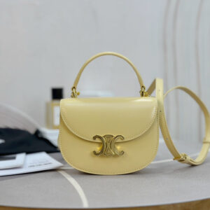 高仿Celine*Triomphe系列10L063黃色免檢版