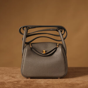 頂級原單HermesLindy手提包錫器灰金扣