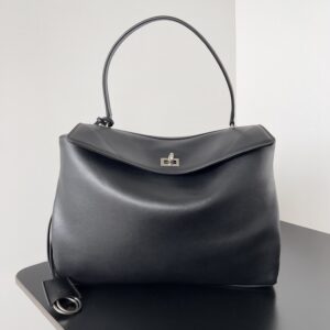 高仿BalenciagaRodeo系列手拎袋黑銀S