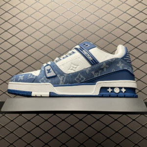 高仿LV*Trainer系列51PHUUSS休閒鞋丹寧拼接純原版本