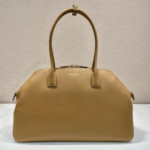 高仿Prada手拎袋1BG506棕色免檢版