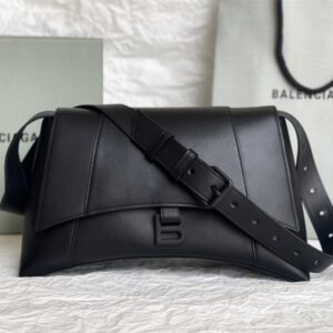 高仿BalenciagaDowntown系列沙漏包黑色M