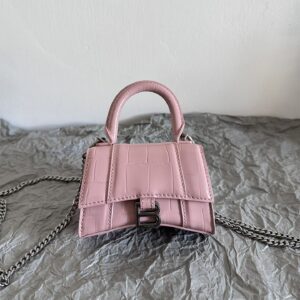 高仿Balenciaga*Nano系列迷你沙漏包粉色
