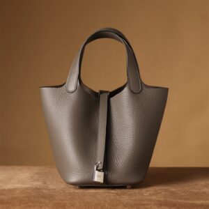 高仿Hermes*PicotinLock22錫器灰銀扣免檢版