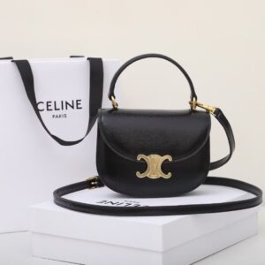 高仿Celine*Triomphe系列10L063黑色免檢版