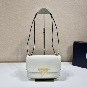 高仿Prada單肩包1BD320白色免檢版