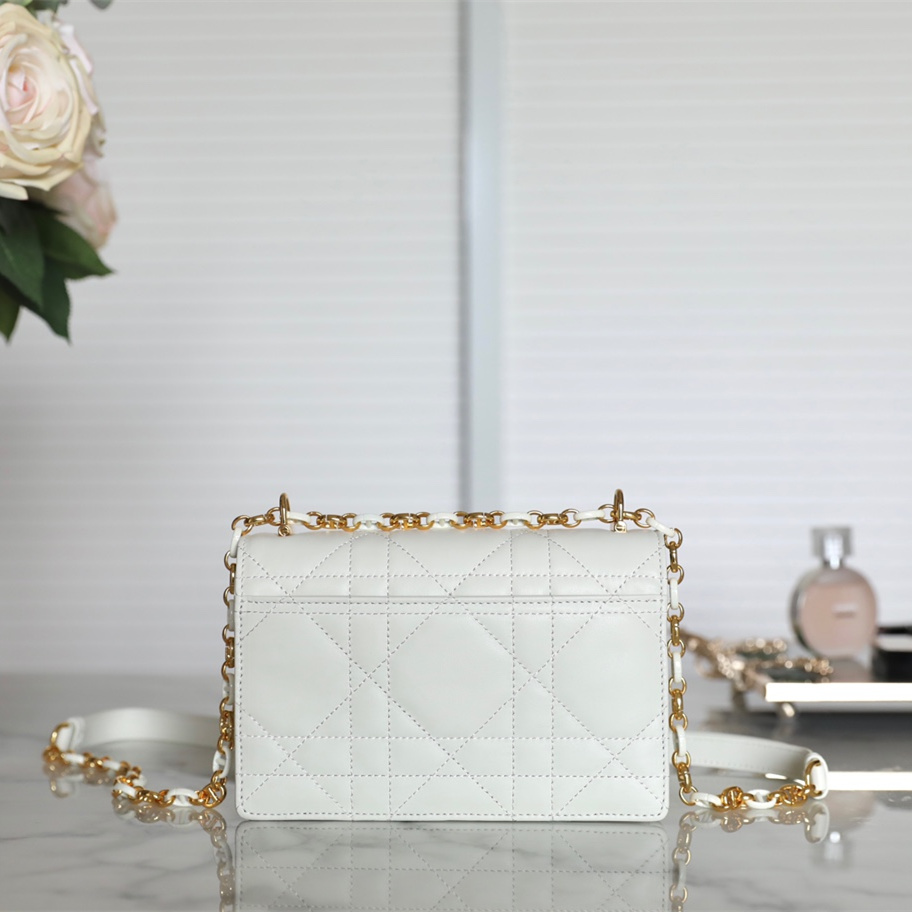 高仿Dior手袋MissCaro系列白色免檢版 - Image 2