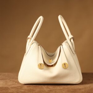 高仿Hermes*Lindy26奶昔白金扣免檢版