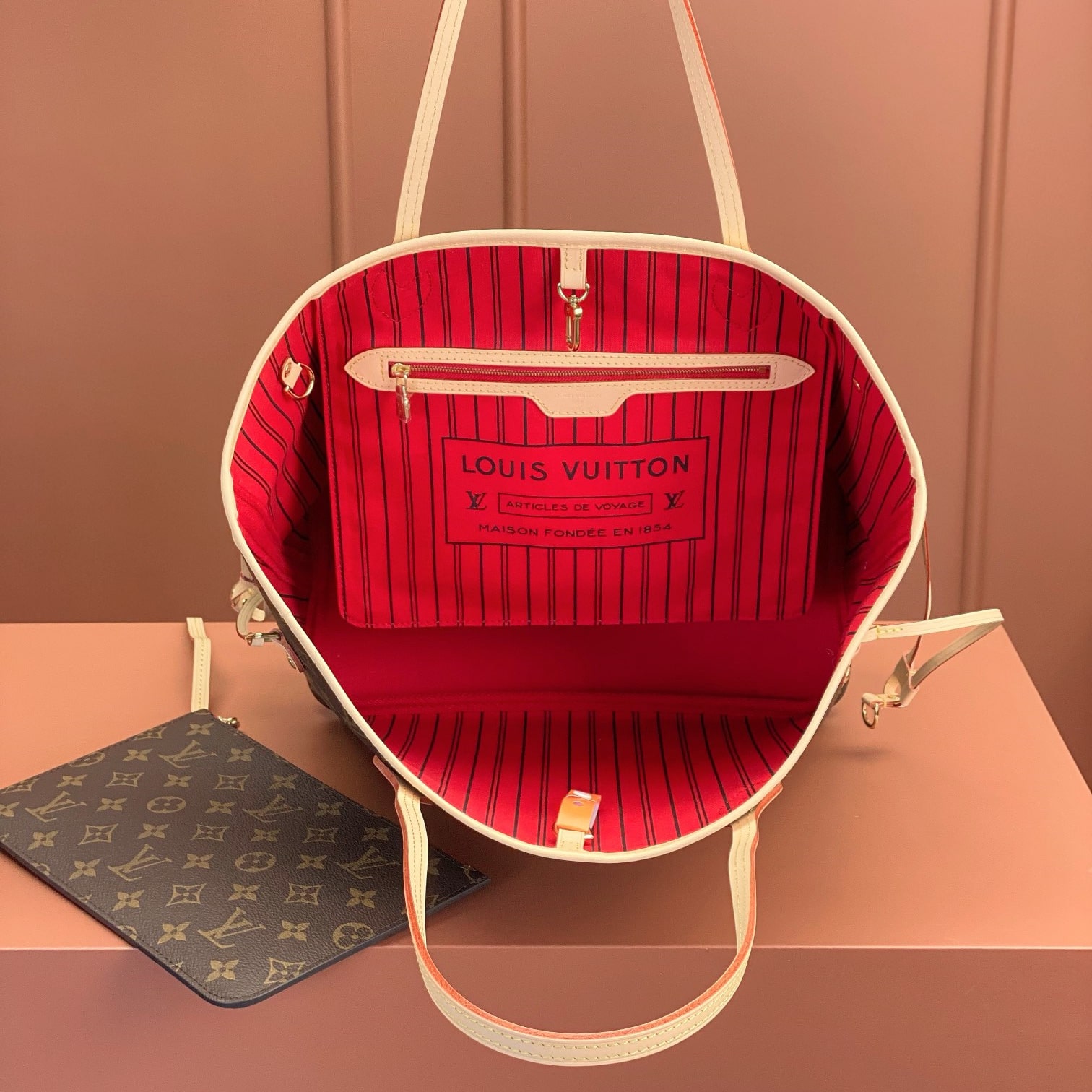 高仿LV*Neverfull系列手袋M41177免檢版 - Image 8