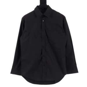 高仿Balenciaga*FW24系列663030背後字母襯衫黑色