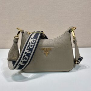 高仿Prada單肩包1BH193灰色免檢版