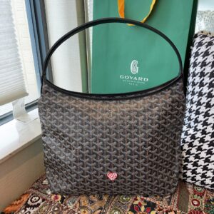 高仿Goyard托特包購物袋2023年新款黑色