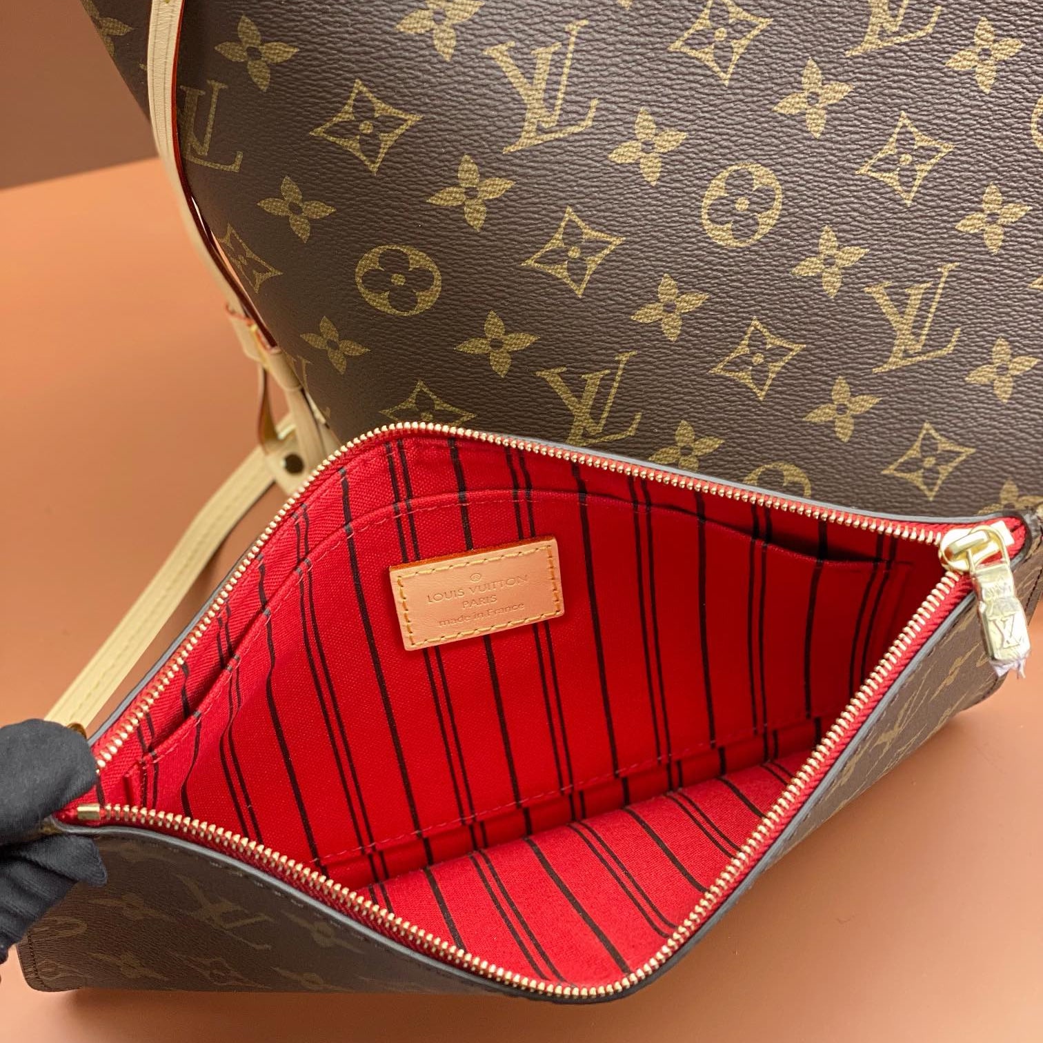 高仿LV*Neverfull系列手袋M41177免檢版 - Image 9