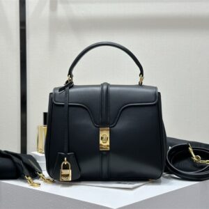 高仿Celine*Cles16系列手袋188003黑色免檢版