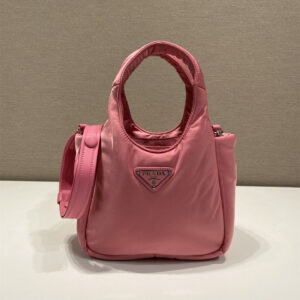 高仿Prada單肩手提袋1BA359玫粉色免檢版