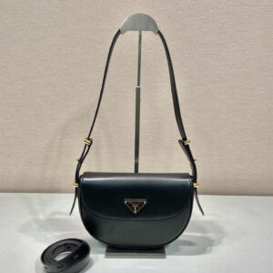 高仿Prada單價包小牛皮1BD365黑色免檢版