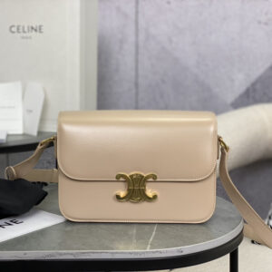 高仿Celine*Triomphe系列手袋187363褐色免檢版