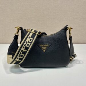 高仿Prada單肩包1BH193黑色免檢版