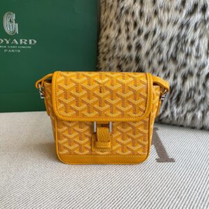 高仿GoyardBeluga限量版mini豆腐包黃色