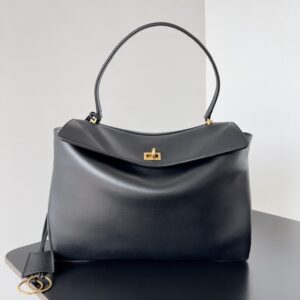 高仿BalenciagaRodeo系列手提袋黑金S