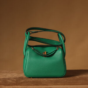 HermesLindy系列頂級復刻包袋祖母綠金扣