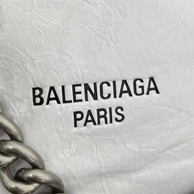 高仿Balenciaga2023Crushtote褶皺牛皮手拎袋大號 - Image 16