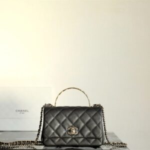 高仿Chanel*25S系列AP4579荔枝牛皮WOC手袋Mini免檢版