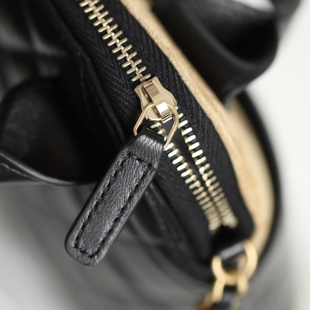 高仿Chanel*25A系列AS4742麂皮拼小羊皮貝殼包免檢版 - Image 17