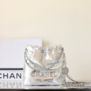 高仿Chanel*25C系列AS3980新款牛皮22Bag手袋Mini免檢版