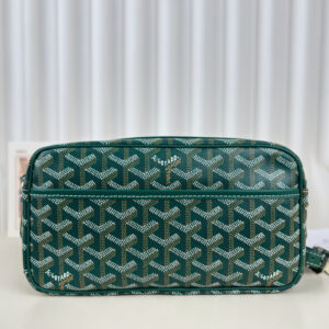 高仿Goyard*CAPVEP3相機郵差包綠色小號免檢版