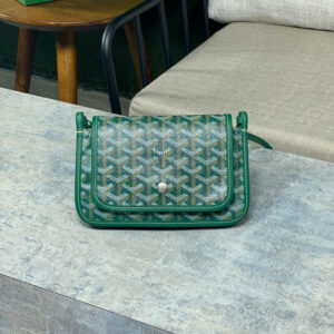 高仿Goyard*PLUMET1小巧信封袋綠色免檢版