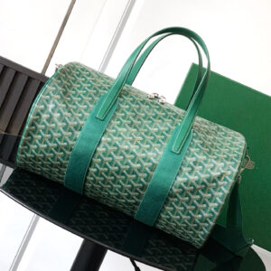 高仿Goyard*BARREL2運動手提旅行袋40綠色免檢版