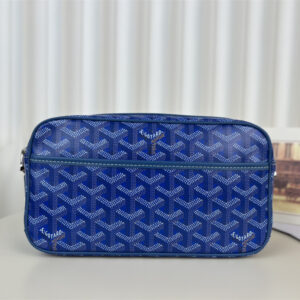 高仿Goyard*CAPVEP6相機郵差包藍色小號免檢版