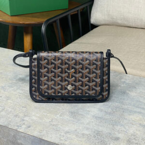 高仿Goyard*PLUMET2小巧信封袋黑色免檢版