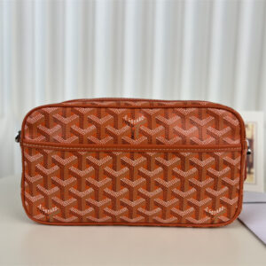高仿Goyard*CAPVEP11相機郵差包橙色小號免檢版
