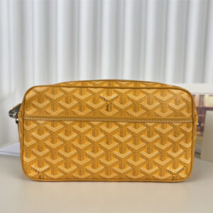 高仿Goyard*CAPVEP8相機郵差包黃色小號免檢版
