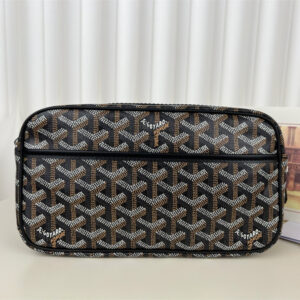 高仿Goyard*CAPVEP5相機郵差包黑色小號免檢版